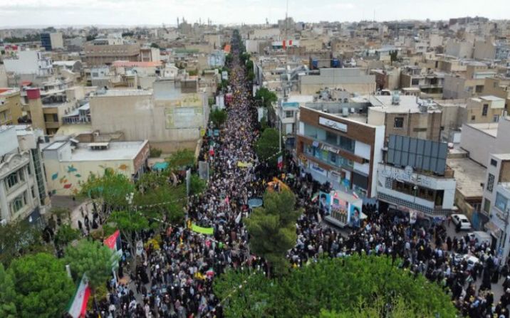 مردم قم با شرکت در راهپیمایی روز قدس حماسه آفریدند